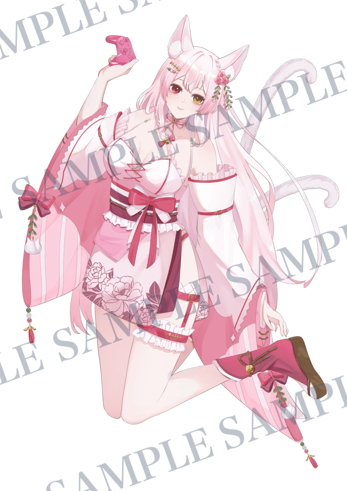 ゆきつね。全身サンプル①